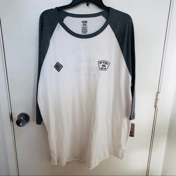 NWT Vans Off the wall gray white graphic tee XXL - Picture 5 of 7